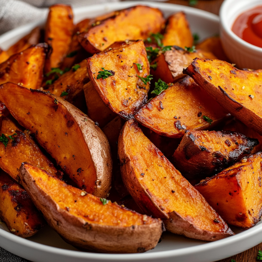 Air Fry Sweet Potatoes